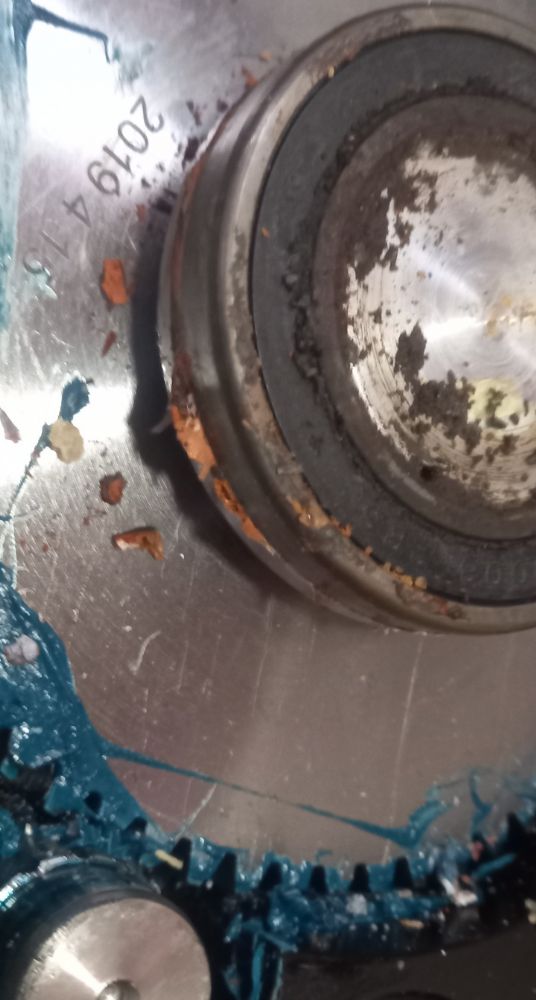 Lower bearing -failed due to corrosion 